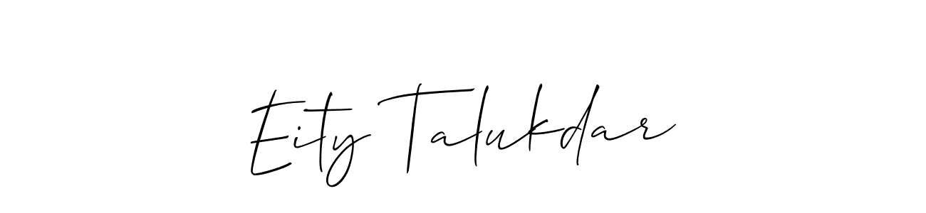 Make a short Eity Talukdar signature style. Manage your documents anywhere anytime using Allison_Script. Create and add eSignatures, submit forms, share and send files easily. Eity Talukdar signature style 2 images and pictures png