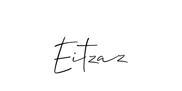 You can use this online signature creator to create a handwritten signature for the name Eitzaz. This is the best online autograph maker. Eitzaz signature style 2 images and pictures png