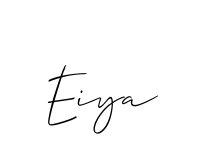 How to make Eiya name signature. Use Allison_Script style for creating short signs online. This is the latest handwritten sign. Eiya signature style 2 images and pictures png
