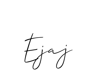 How to Draw Ejaj signature style? Allison_Script is a latest design signature styles for name Ejaj. Ejaj signature style 2 images and pictures png
