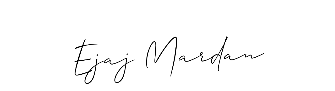 This is the best signature style for the Ejaj Mardan name. Also you like these signature font (Allison_Script). Mix name signature. Ejaj Mardan signature style 2 images and pictures png