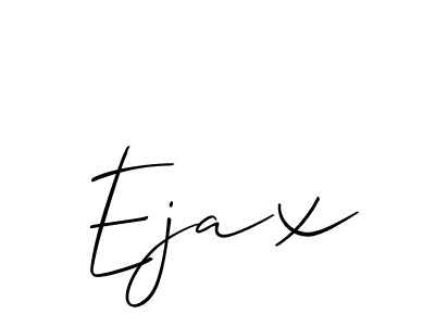 You can use this online signature creator to create a handwritten signature for the name Ejax. This is the best online autograph maker. Ejax signature style 2 images and pictures png