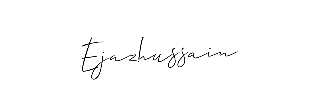 Once you've used our free online signature maker to create your best signature Allison_Script style, it's time to enjoy all of the benefits that Ejazhussain name signing documents. Ejazhussain signature style 2 images and pictures png