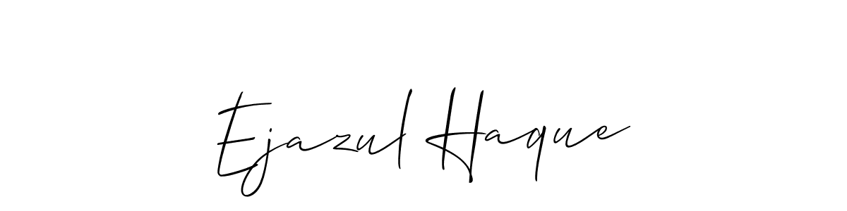 Best and Professional Signature Style for Ejazul Haque. Allison_Script Best Signature Style Collection. Ejazul Haque signature style 2 images and pictures png