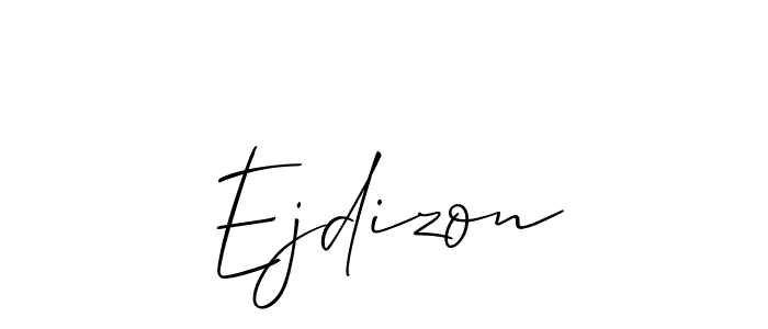 Best and Professional Signature Style for Ejdizon. Allison_Script Best Signature Style Collection. Ejdizon signature style 2 images and pictures png