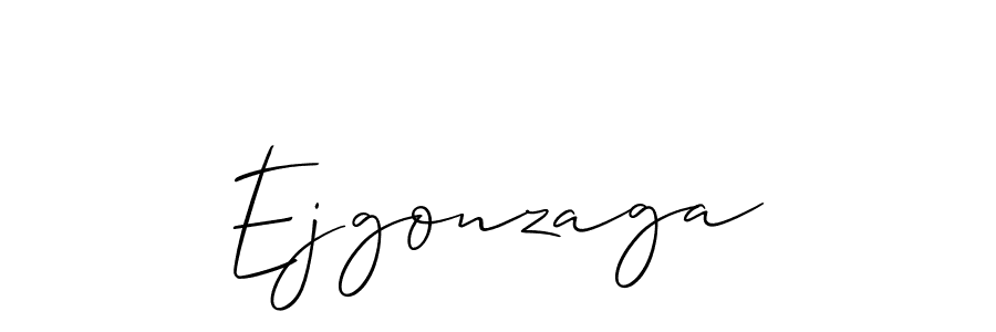 Design your own signature with our free online signature maker. With this signature software, you can create a handwritten (Allison_Script) signature for name Ejgonzaga. Ejgonzaga signature style 2 images and pictures png