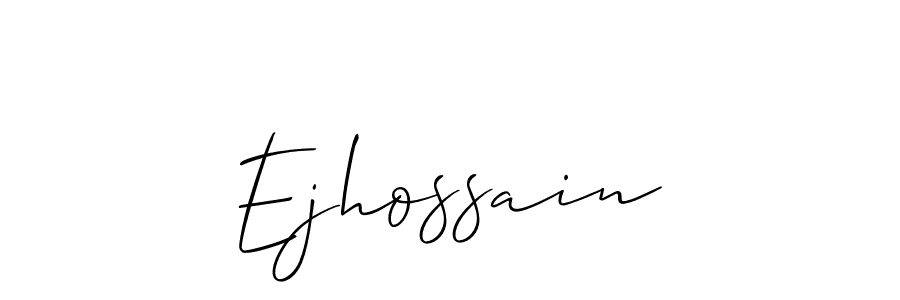 Also You can easily find your signature by using the search form. We will create Ejhossain name handwritten signature images for you free of cost using Allison_Script sign style. Ejhossain signature style 2 images and pictures png