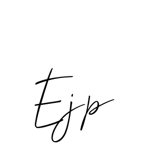 Best and Professional Signature Style for Ejp. Allison_Script Best Signature Style Collection. Ejp signature style 2 images and pictures png