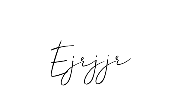 Make a short Ejrjjr signature style. Manage your documents anywhere anytime using Allison_Script. Create and add eSignatures, submit forms, share and send files easily. Ejrjjr signature style 2 images and pictures png