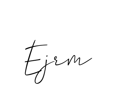 Also You can easily find your signature by using the search form. We will create Ejrm name handwritten signature images for you free of cost using Allison_Script sign style. Ejrm signature style 2 images and pictures png