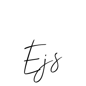 Best and Professional Signature Style for Ejs. Allison_Script Best Signature Style Collection. Ejs signature style 2 images and pictures png