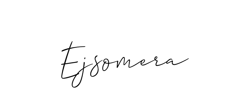 if you are searching for the best signature style for your name Ejsomera. so please give up your signature search. here we have designed multiple signature styles  using Allison_Script. Ejsomera signature style 2 images and pictures png