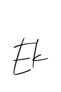 Best and Professional Signature Style for Ek. Allison_Script Best Signature Style Collection. Ek signature style 2 images and pictures png
