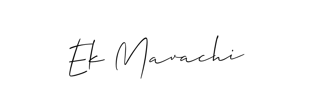 Also You can easily find your signature by using the search form. We will create Ek Mavachi name handwritten signature images for you free of cost using Allison_Script sign style. Ek Mavachi signature style 2 images and pictures png