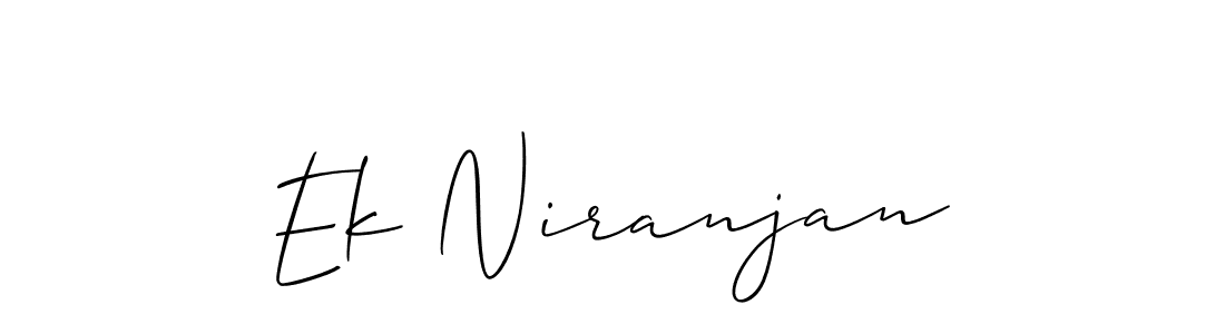 Also You can easily find your signature by using the search form. We will create Ek Niranjan name handwritten signature images for you free of cost using Allison_Script sign style. Ek Niranjan signature style 2 images and pictures png