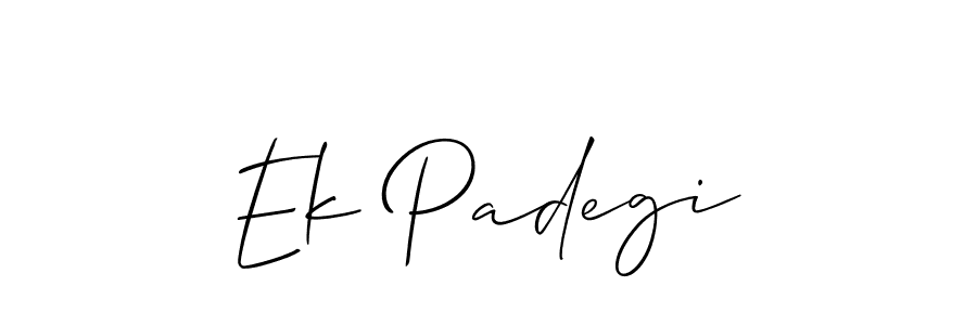 How to Draw Ek Padegi signature style? Allison_Script is a latest design signature styles for name Ek Padegi. Ek Padegi signature style 2 images and pictures png