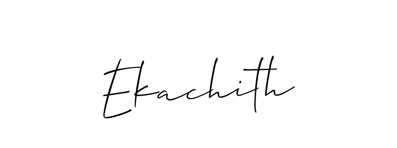 It looks lik you need a new signature style for name Ekachith. Design unique handwritten (Allison_Script) signature with our free signature maker in just a few clicks. Ekachith signature style 2 images and pictures png