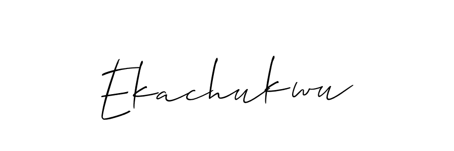 Allison_Script is a professional signature style that is perfect for those who want to add a touch of class to their signature. It is also a great choice for those who want to make their signature more unique. Get Ekachukwu name to fancy signature for free. Ekachukwu signature style 2 images and pictures png