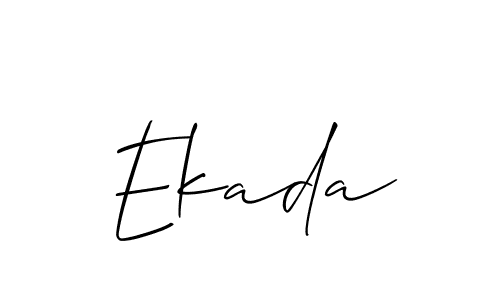 Make a beautiful signature design for name Ekada. Use this online signature maker to create a handwritten signature for free. Ekada signature style 2 images and pictures png