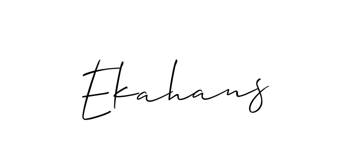 Best and Professional Signature Style for Ekahans. Allison_Script Best Signature Style Collection. Ekahans signature style 2 images and pictures png