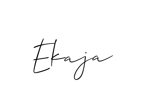 Once you've used our free online signature maker to create your best signature Allison_Script style, it's time to enjoy all of the benefits that Ekaja name signing documents. Ekaja signature style 2 images and pictures png