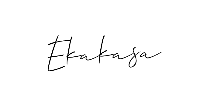 How to Draw Ekakasa signature style? Allison_Script is a latest design signature styles for name Ekakasa. Ekakasa signature style 2 images and pictures png