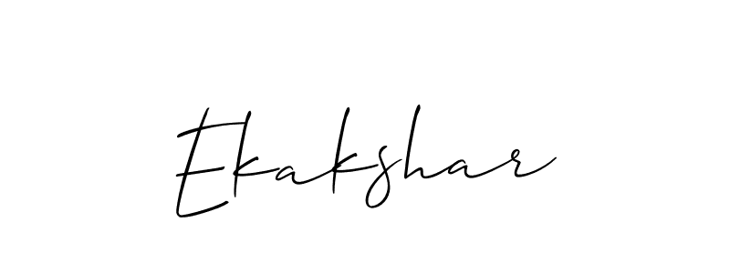 Best and Professional Signature Style for Ekakshar. Allison_Script Best Signature Style Collection. Ekakshar signature style 2 images and pictures png