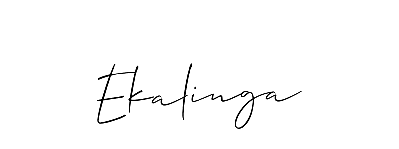 How to Draw Ekalinga signature style? Allison_Script is a latest design signature styles for name Ekalinga. Ekalinga signature style 2 images and pictures png
