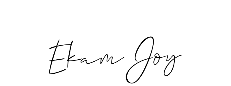 You can use this online signature creator to create a handwritten signature for the name Ekam Joy. This is the best online autograph maker. Ekam Joy signature style 2 images and pictures png