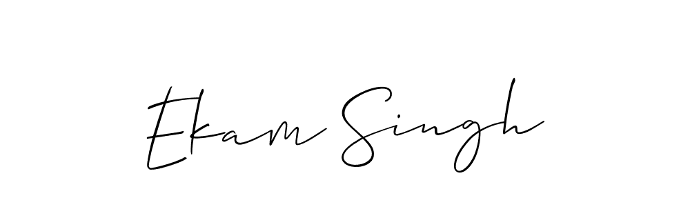 Once you've used our free online signature maker to create your best signature Allison_Script style, it's time to enjoy all of the benefits that Ekam Singh name signing documents. Ekam Singh signature style 2 images and pictures png