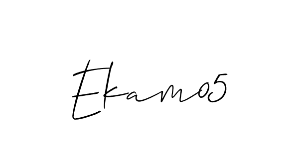 Also You can easily find your signature by using the search form. We will create Ekam05 name handwritten signature images for you free of cost using Allison_Script sign style. Ekam05 signature style 2 images and pictures png