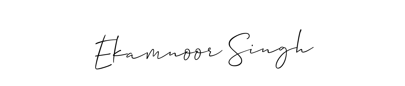 Once you've used our free online signature maker to create your best signature Allison_Script style, it's time to enjoy all of the benefits that Ekamnoor Singh name signing documents. Ekamnoor Singh signature style 2 images and pictures png