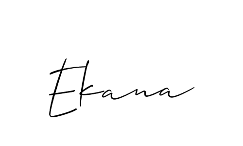 Similarly Allison_Script is the best handwritten signature design. Signature creator online .You can use it as an online autograph creator for name Ekana. Ekana signature style 2 images and pictures png