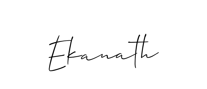 Allison_Script is a professional signature style that is perfect for those who want to add a touch of class to their signature. It is also a great choice for those who want to make their signature more unique. Get Ekanath name to fancy signature for free. Ekanath signature style 2 images and pictures png