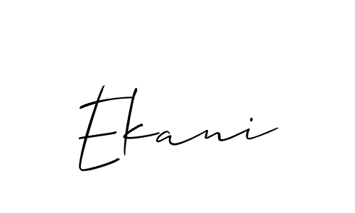 How to make Ekani name signature. Use Allison_Script style for creating short signs online. This is the latest handwritten sign. Ekani signature style 2 images and pictures png