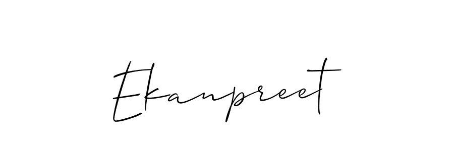 It looks lik you need a new signature style for name Ekanpreet. Design unique handwritten (Allison_Script) signature with our free signature maker in just a few clicks. Ekanpreet signature style 2 images and pictures png
