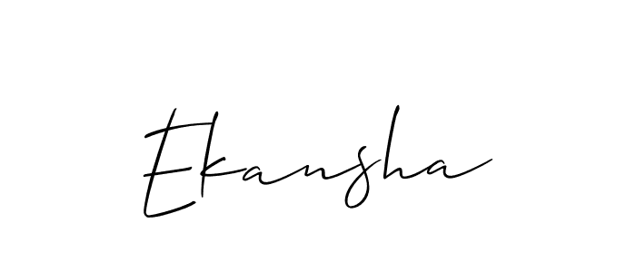 You can use this online signature creator to create a handwritten signature for the name Ekansha. This is the best online autograph maker. Ekansha signature style 2 images and pictures png