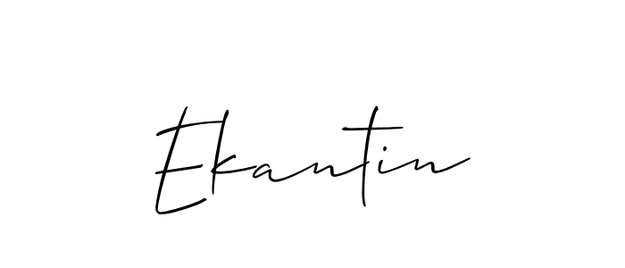 Create a beautiful signature design for name Ekantin. With this signature (Allison_Script) fonts, you can make a handwritten signature for free. Ekantin signature style 2 images and pictures png