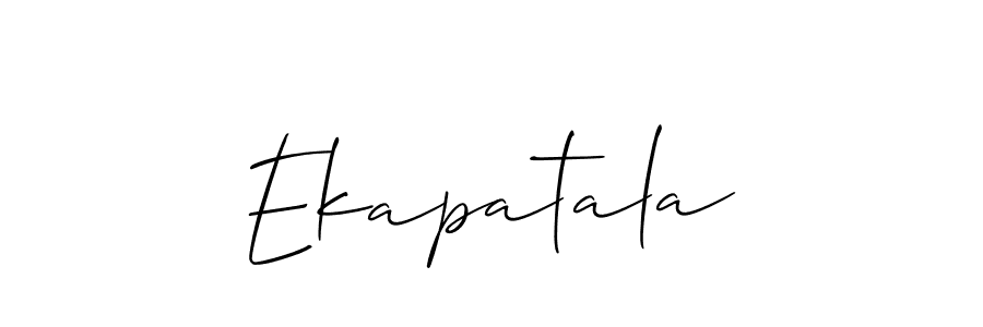 It looks lik you need a new signature style for name Ekapatala. Design unique handwritten (Allison_Script) signature with our free signature maker in just a few clicks. Ekapatala signature style 2 images and pictures png