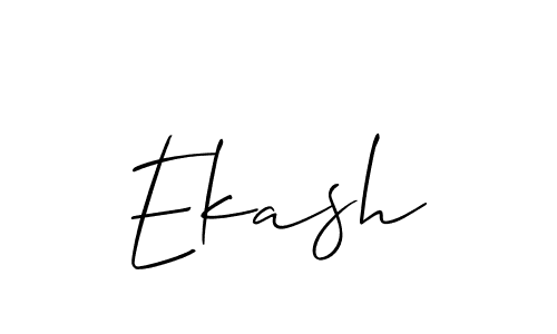 Also You can easily find your signature by using the search form. We will create Ekash name handwritten signature images for you free of cost using Allison_Script sign style. Ekash signature style 2 images and pictures png