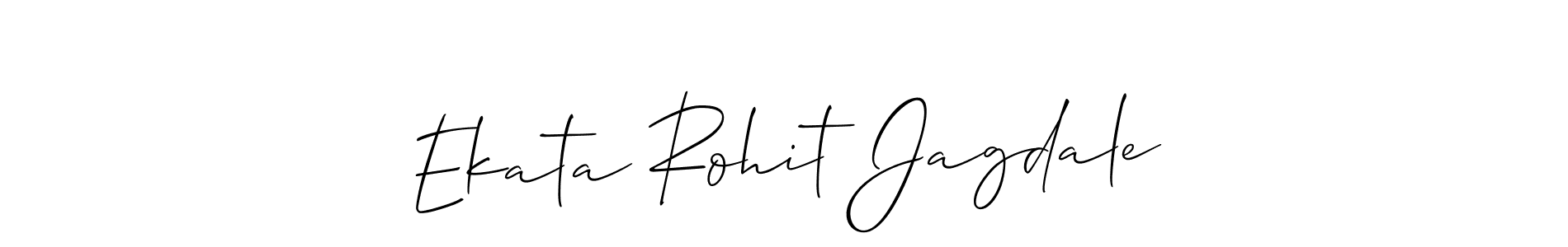 Here are the top 10 professional signature styles for the name Ekata Rohit Jagdale. These are the best autograph styles you can use for your name. Ekata Rohit Jagdale signature style 2 images and pictures png
