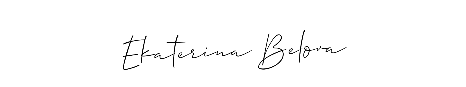 if you are searching for the best signature style for your name Ekaterina Belova. so please give up your signature search. here we have designed multiple signature styles  using Allison_Script. Ekaterina Belova signature style 2 images and pictures png