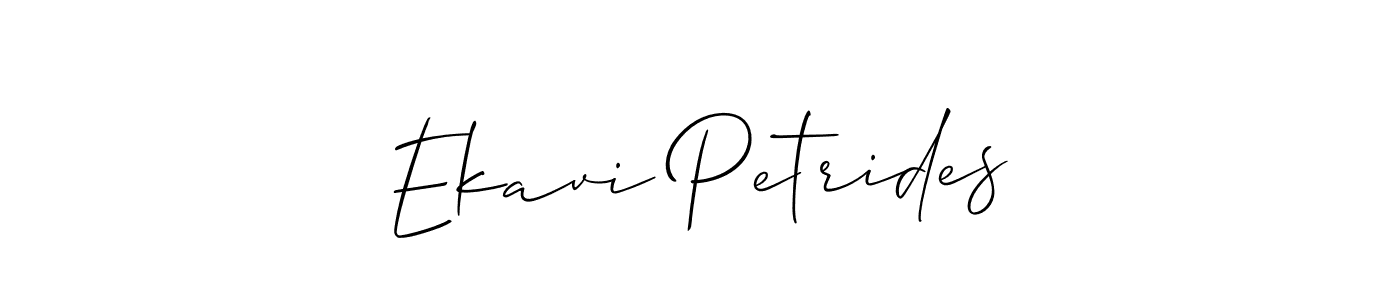 Once you've used our free online signature maker to create your best signature Allison_Script style, it's time to enjoy all of the benefits that Ekavi Petrides name signing documents. Ekavi Petrides signature style 2 images and pictures png