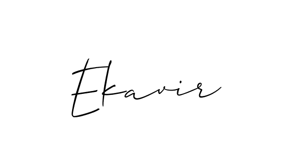 Also we have Ekavir name is the best signature style. Create professional handwritten signature collection using Allison_Script autograph style. Ekavir signature style 2 images and pictures png