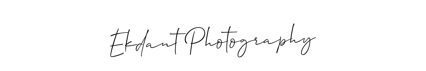 Also we have Ekdant Photography name is the best signature style. Create professional handwritten signature collection using Allison_Script autograph style. Ekdant Photography signature style 2 images and pictures png