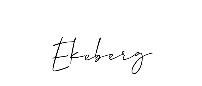 How to Draw Ekeberg signature style? Allison_Script is a latest design signature styles for name Ekeberg. Ekeberg signature style 2 images and pictures png