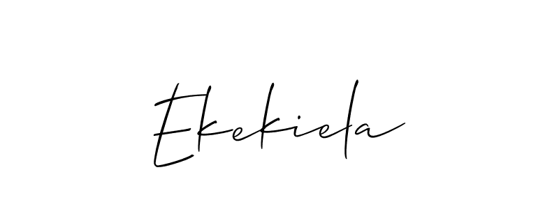 Allison_Script is a professional signature style that is perfect for those who want to add a touch of class to their signature. It is also a great choice for those who want to make their signature more unique. Get Ekekiela name to fancy signature for free. Ekekiela signature style 2 images and pictures png