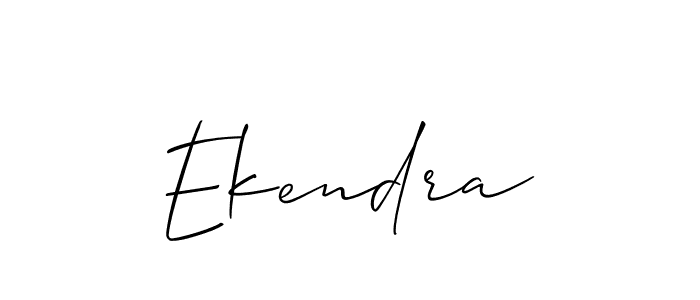 Design your own signature with our free online signature maker. With this signature software, you can create a handwritten (Allison_Script) signature for name Ekendra. Ekendra signature style 2 images and pictures png