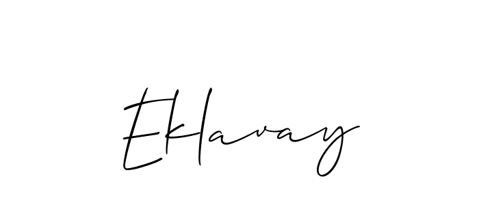 Make a beautiful signature design for name Eklavay. Use this online signature maker to create a handwritten signature for free. Eklavay signature style 2 images and pictures png
