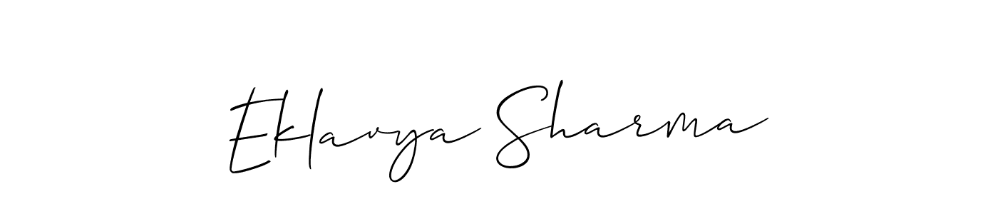 You can use this online signature creator to create a handwritten signature for the name Eklavya Sharma. This is the best online autograph maker. Eklavya Sharma signature style 2 images and pictures png